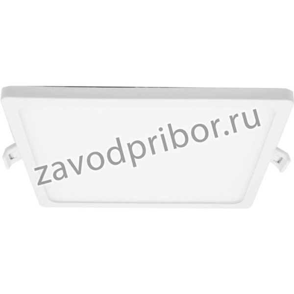06-30 Светодиодная панель встраиваемая квадр. 220В, 15Вт, CRI:80Ra, 1200Лм, 145*145/129*129 мм, алю