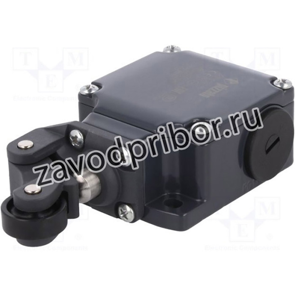 FL502, Концевой выключатель, рычаг с роликом, NO + NC, 6А, макс.250ВAC