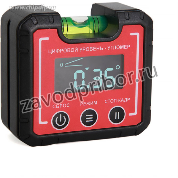 Компактный электронный уровень-угломер с магнитом 65 мм TECHNICOM TC-LA65C