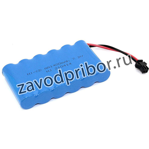 Аккумулятор для радиоуправляемой модели Ni-Cd 7.2V 1400 mAh AA Flatpack разъем SM