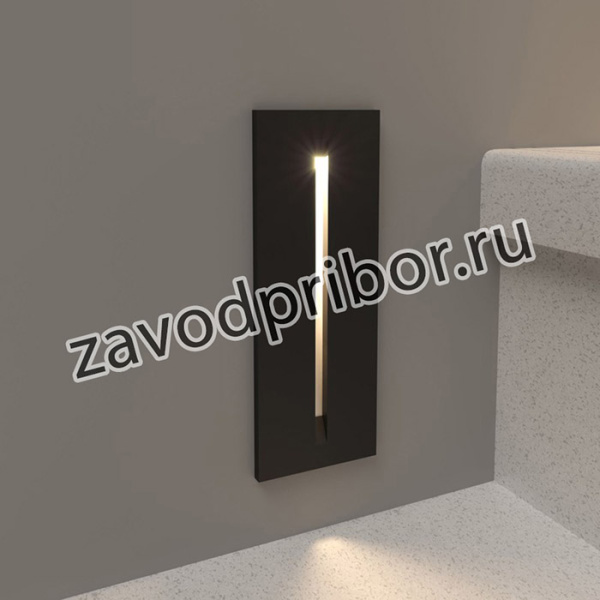 40108/LED / Светильник светодиодный Чёрный / Подсветка для лестниц