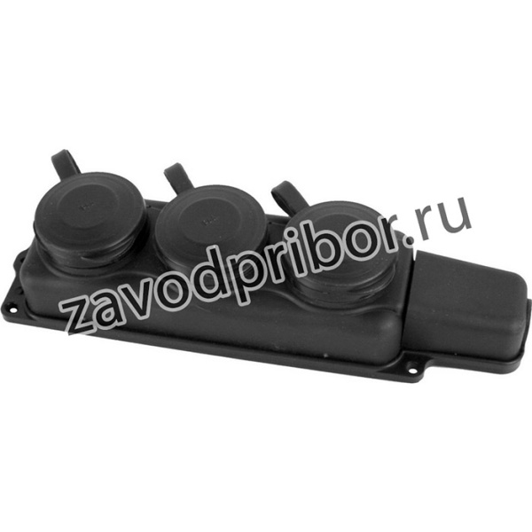 Sb1-M3Z Black, колодка штепсельная IP54 3 мест Черная с землей Модель РП 16-334 14436