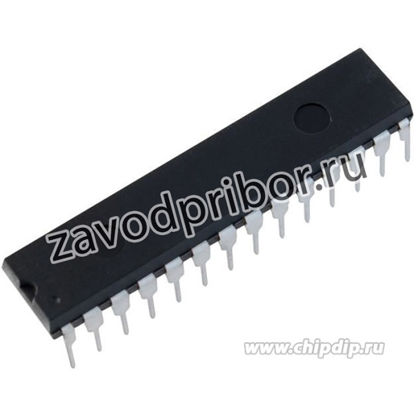 PIC18F2455-I/SP, Микроконтроллер 8-Бит, PIC, 40МГц, 8КБ (4Кx16) Flash, c 10-Бит АЦП, 25 I/O [DIP-28]