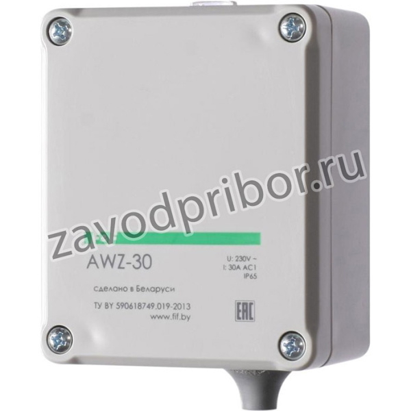 Фотореле AWZ-30 30А 13 IP65 встроенный фотодатчик монтаж на поверх. F&F EA01.001.004