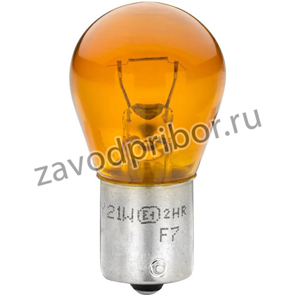 Лампа 12V PY21W 21W HELLA 1 шт. картон 8GA006841-121