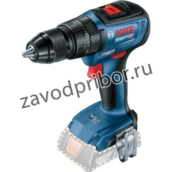 06019H5106, Аккум. ударная дрель-шуруповерт BOSCH GSB 18V-50 в кор. (18.0 В, БЕЗ АККУМУЛЯТОРА, 2 скор., 50 Нм, ш