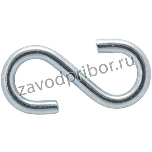 Крюк S-обр. Zn 6 х 60 3 шт. 13 7655 1