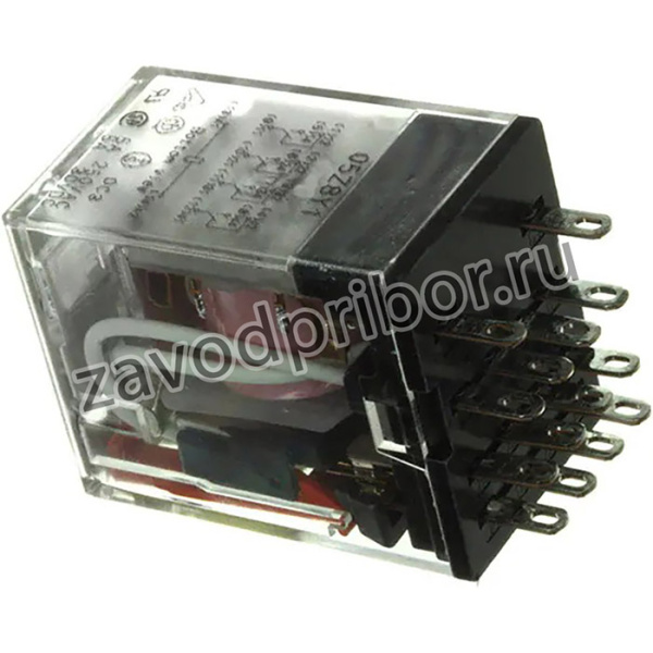 MY4Z AC110/120 (S), Power Relay 110/120VAC 4.43KOhm 5A 4PDT(28x21.5x36)mm Socket