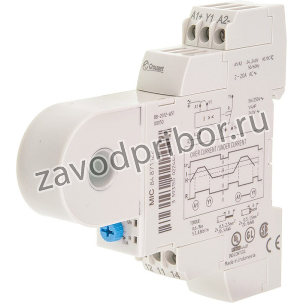 84871122, Current Monitoring Relay, SP-NO/NC, DIN Rail