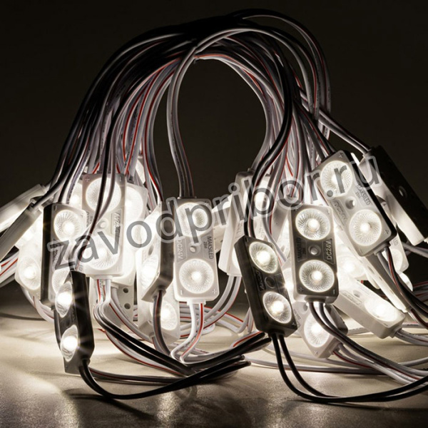 Светодиодный модуль 0.96вт, 24в, ip67, smd2835 3led, 160лм, нейтральный белый, 40 шт./упаковка ML-M2SM-L-2835-NW-24V