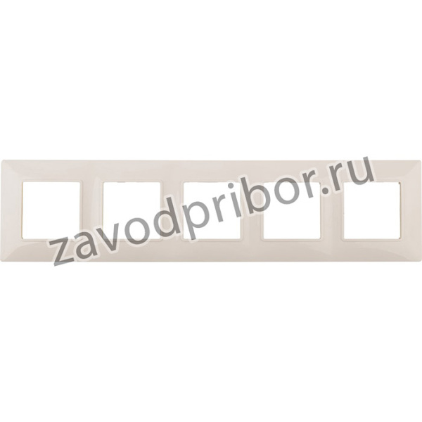 14-5005-02 ЭРА Рамка на 5 постов, Эра Elegance, сл.кость Б0034406
