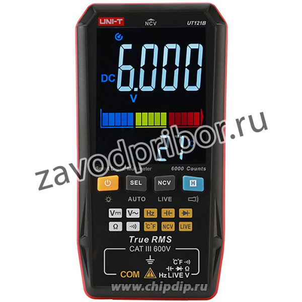 UT121B, Мультиметр TrueRMS c автоматическим выбором диапазона