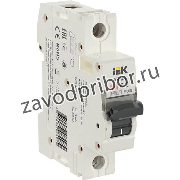 Выключатель автоматический модульный 1п C 2А M06N ARMAT IEK AR-M06N-1-C002