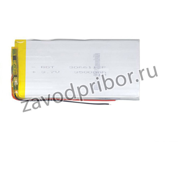 Аккумулятор универсальный 3x66x112 мм 3.8V 3500mAh Li-Pol (2 pin)