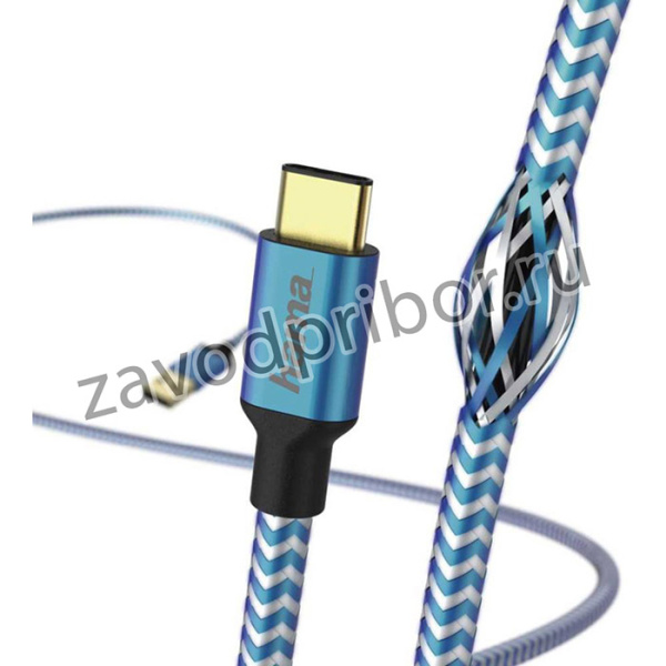 Кабель Hama 00178295 USB (m)-USB Type-C (m) 1.5м синий