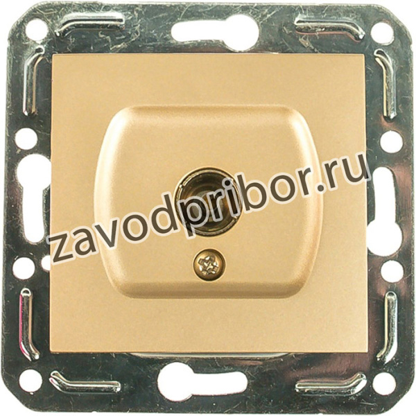 V01-16-T11-M Розетка 1-мест. TV Dorado, м-зм, Magenta 10047