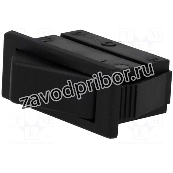 C1501ALAAA, Переключатель ROCKER; SPST; Пол: 2; OFF-(ON); 16A/250ВAC; 20A/28ВDC; черный; нет