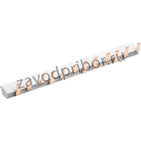YNS21-3-063-22-12, Шина соединительная типа PIN (12 штырей) 3Р 63А 22см IEK