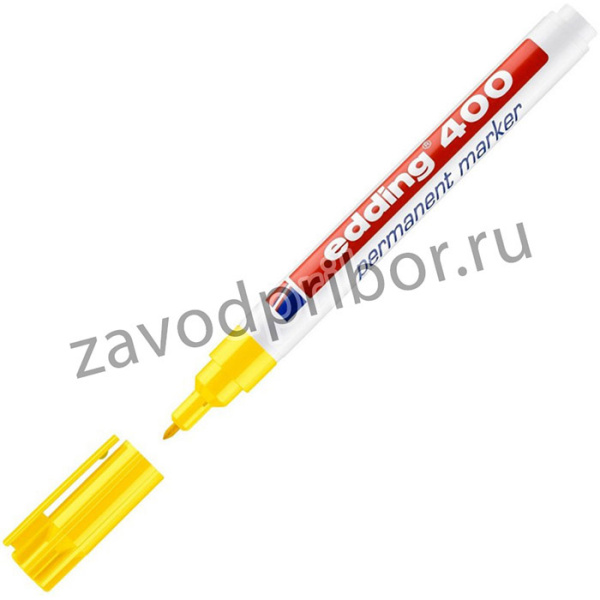 Маркер перманентный EDDING 400/5 желтый 1 мм круглый наконечник