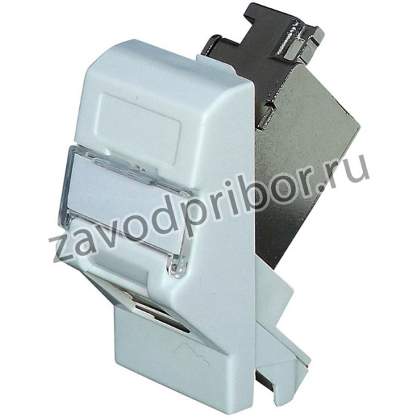 SGKSSU-45WH, Модульный разъем, RJ45 Jack, 1 x 1 (Порт), 8P8C, Cat6a, Монтаж в Панель