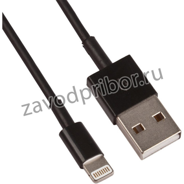 USB lightning Cable для Apple iPhone 5, iPad Mini, iPad OEM, черный, европакет