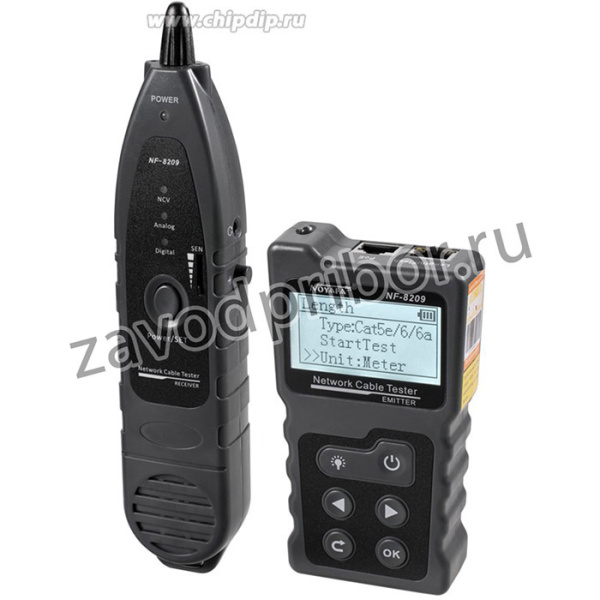 NF-8209, Кабельный и POE тестер измеритель длины трассоискатель