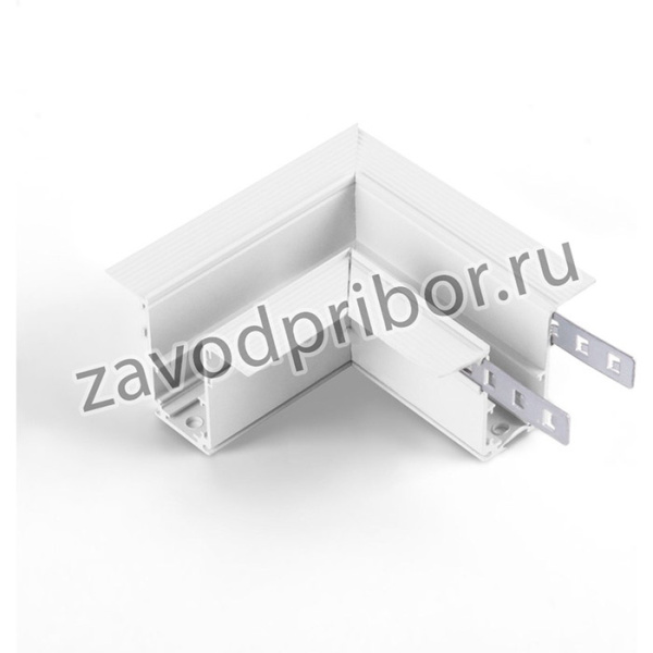 Slim Magnetic Коннектор угловой для встраиваемого шинопровода белый 85092/11
