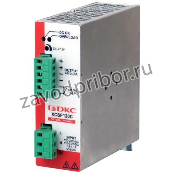 Источник питания OPTIMAL POWER 1ф 120Вт 5А 24В с ORing диодом DKC XCSF120CP