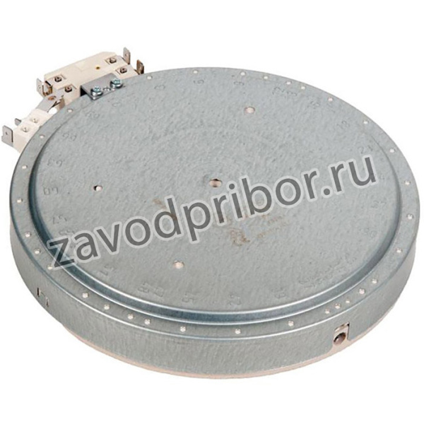 Конфорка 480121101516 для стеклокерамической плиты 1700 Вт 200 мм Ariston, Indesit, Whirlpool