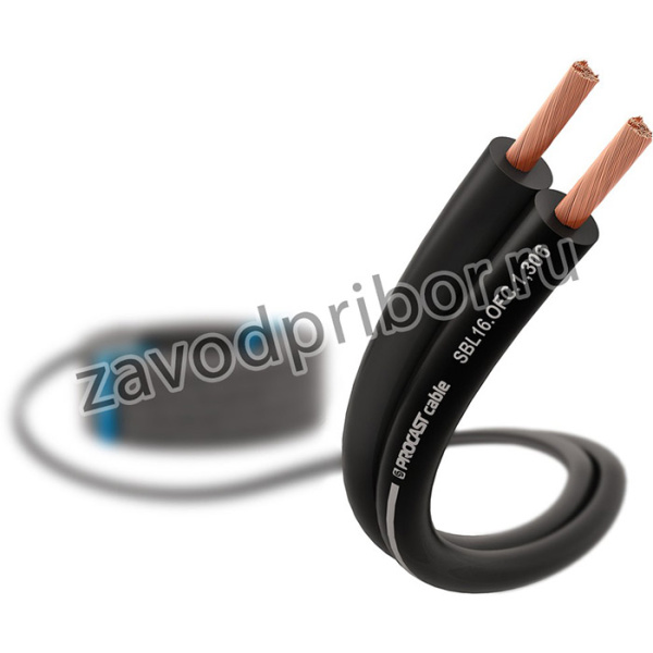 PROCAST cable SBL 16.OFC.1,306 Инсталляционный черный акустический кабель 2 х 1,306mm2 15 м