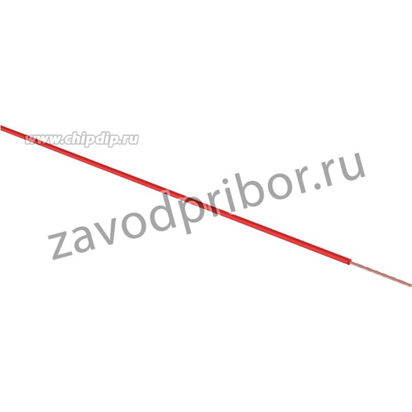 01-6544-2-10, Провод автомобильный ПГВА/ПВАМ 1х2,50 мм красный, мини-бухта 10 метров