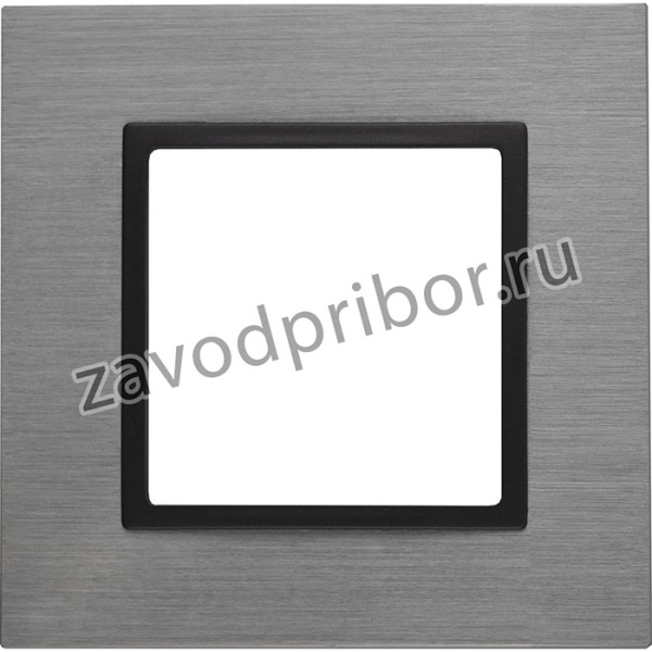 14-5201-42 ЭРА Рамка на 1 пост, металл, Эра Elegance, титан+антр Б0034546