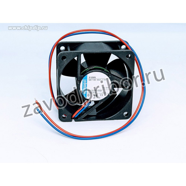 Вентилятор Ebmpapst 618NN 48v 44mA 2.1W 60x25 2pin