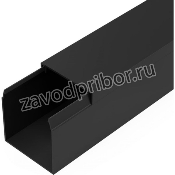 Кабель-канал черный 2-й замок в п/э 40x40 2м PR03.0216