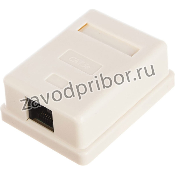 Розетка NA212 RJ-45 кат.5e внешняя 1 порт, 110&Krone NA212