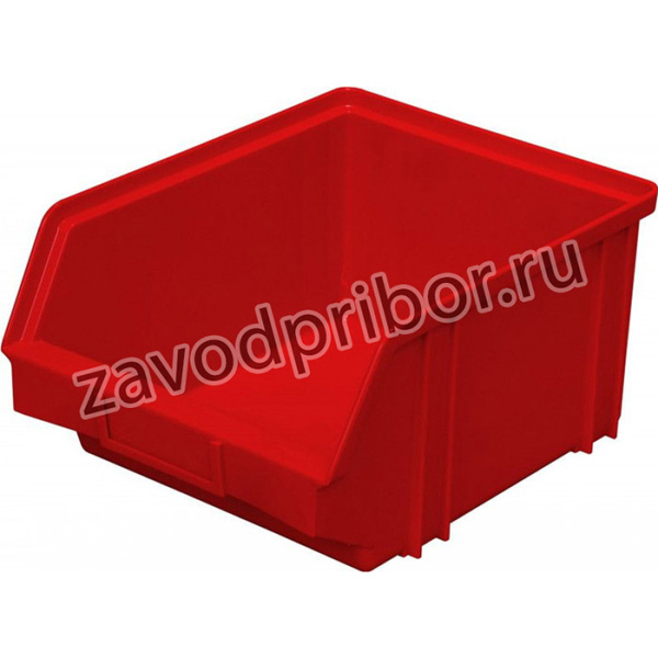 Ящик п/э 290x230x150 красный 00566