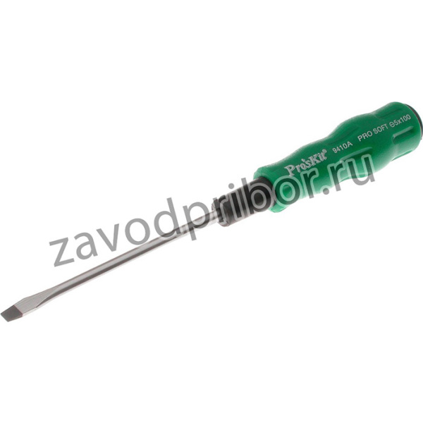 89410A, Отвертка магнитная шлиц (5х100мм, 210мм, CrMo)