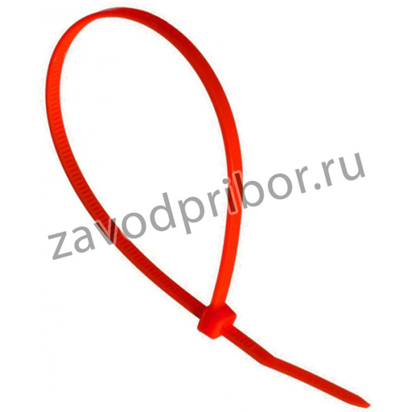 Стяжки кабельные нейлоновые 2.5*150 мм красные 25 шт 908416