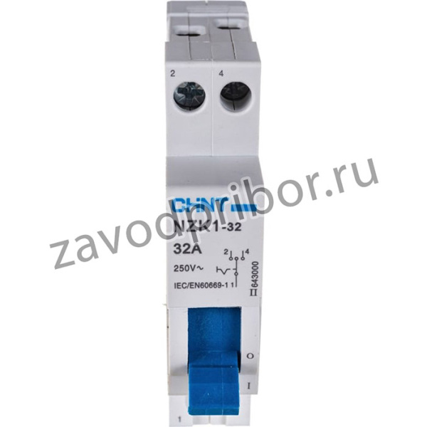 Переключатель модульный 1п 32А 3 полож. NZK1-32 (R) 643000