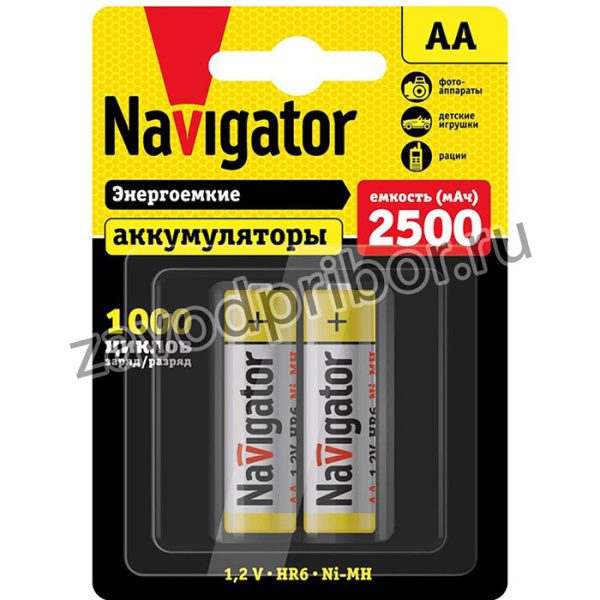 Аккумулятор Navigator 94 464 NHR-2500-HR6-BP2