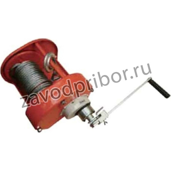 Лебедка ручная CHW-1.0, г/п 1000 кг, канат 40м. 00011321