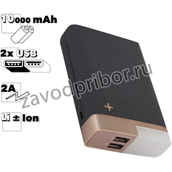 Универсальный внешний аккумулятор Power Bank WK General Series 10000 mAh WP-012 черный
