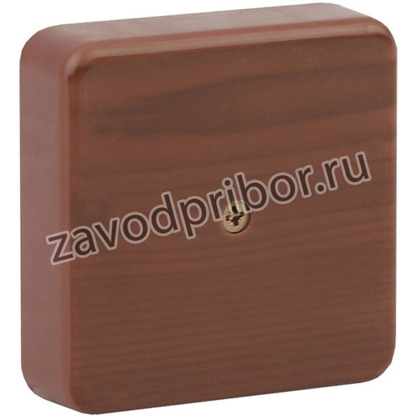 ЭРА Коробка распаячная 75х75х20 (без клеммы) дуб IP40 ЭРА Б0031180