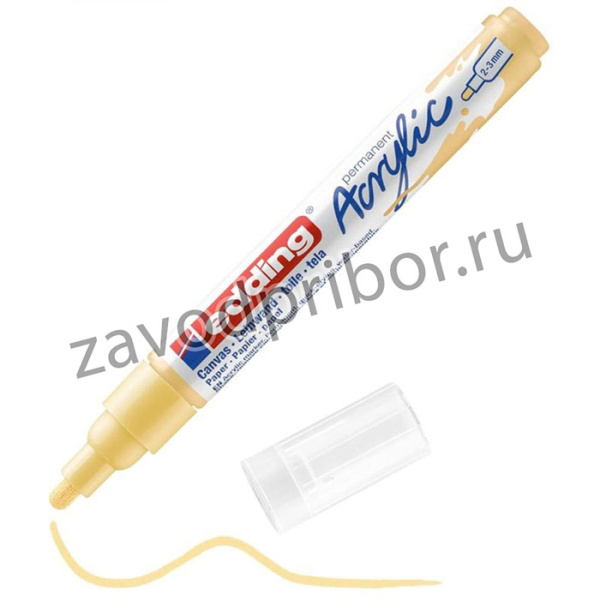 Акриловый маркер 5100 пастельный желтый, 2-3 мм 1327834