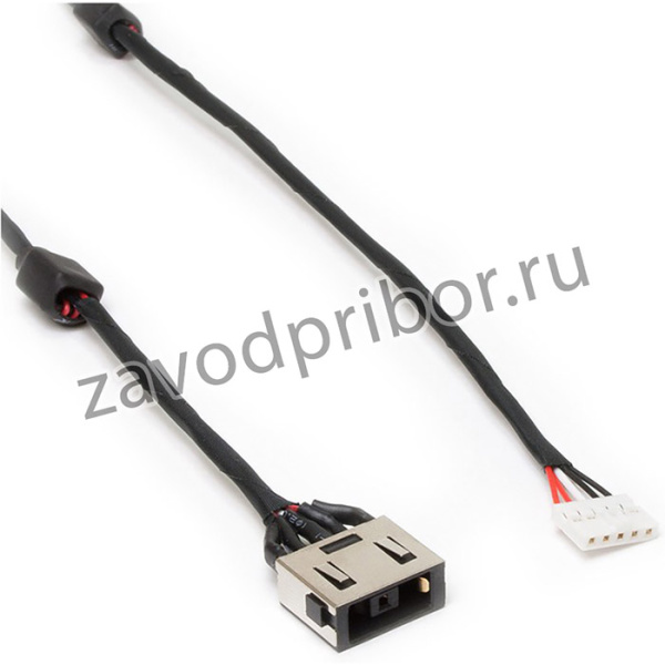 Разъем питания PJ578 для ноутбука Lenovo IdeaPad G50-70, G50-80, G50-90 11x4.5 mm с иглой с кабелем 23 см