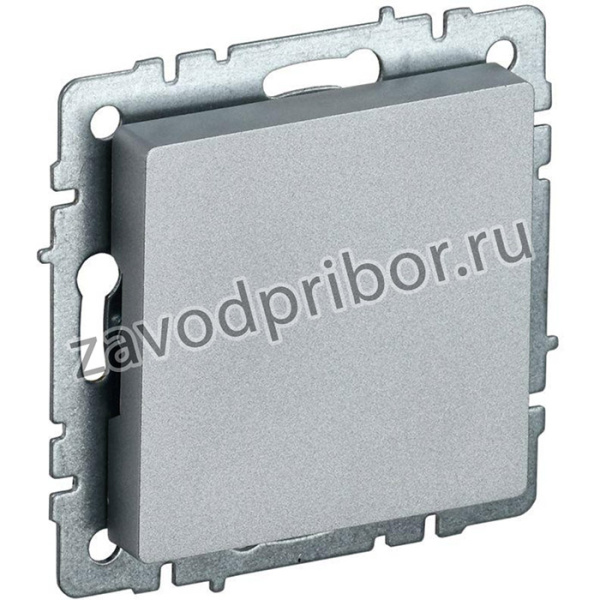 BR-PL10-K47, BRITE алюминий Заглушка c суппортом МЗ10-БрА IEK