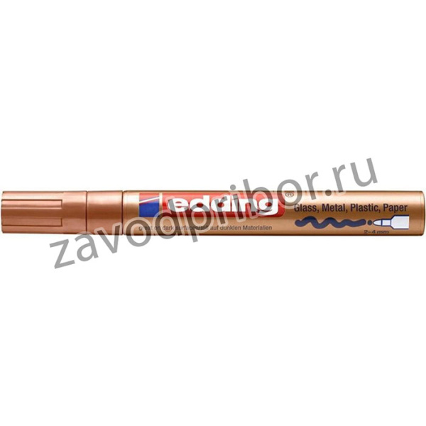 Маркер 750/55 CR коричневый, 2-4 мм 1183449