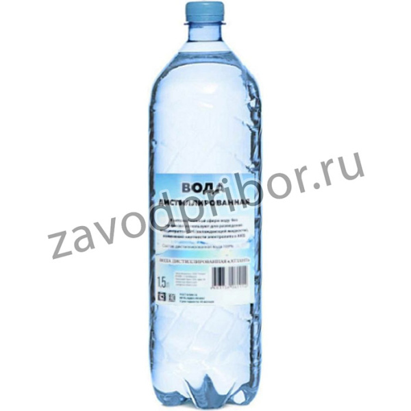 Вода дистиллированная 1,5л 625752