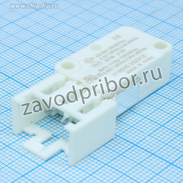 V19S05-V3Z015, Микропереключатель SPDT, 5A, 125В переменного тока 15гр