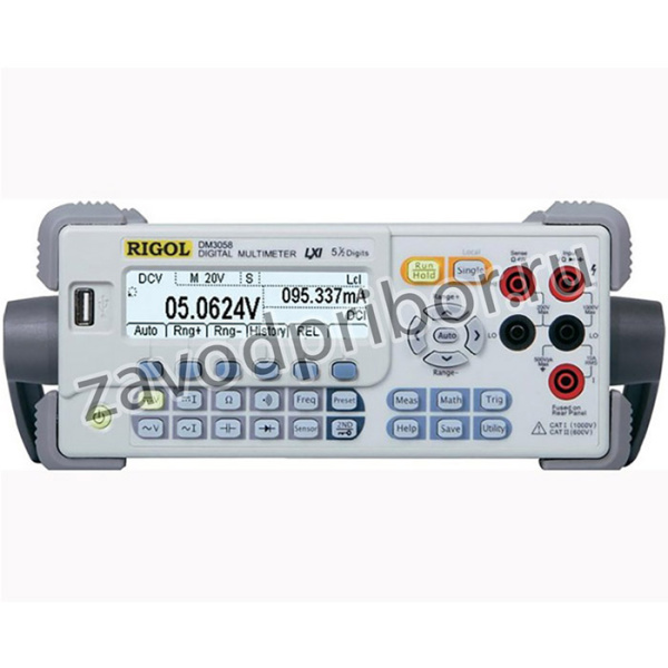 DM3058 мультиметр 5 1/2 разрядов, погрешность ±0,015%